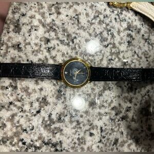 Genevex Black and Gold Watch